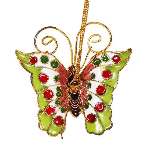 Schmetterling, Deko, Cloisonne Emaille, 0381 - zum Schließen ins Bild klicken